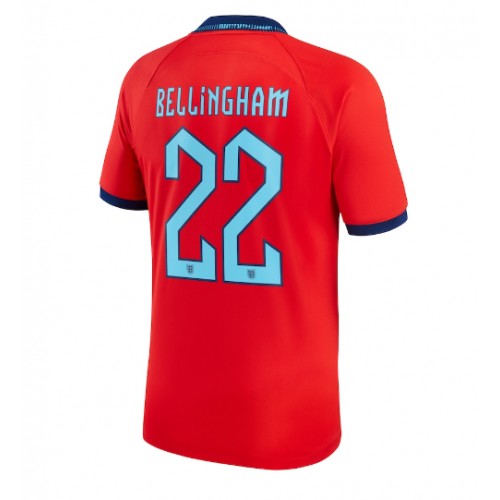 England Jude Bellingham #22 Bortedrakt VM 2022 Kortermet England Jude Bellingham #22 Bortedrakt VM 2022 Kortermet